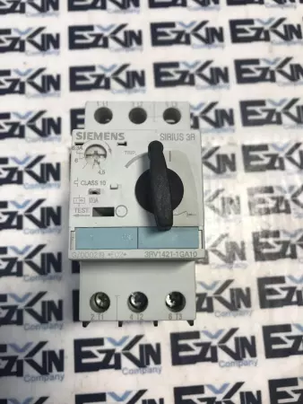 Siemens 3RV1421-1GA10 Manual Motor Starter-Protector 600V 120A Range 4.5-6.3Amp 