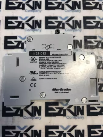Allen-Bradley 1492-CB2 SER.C G100 2-Pole Circuit Breaker 480Y/277V 10Amp 