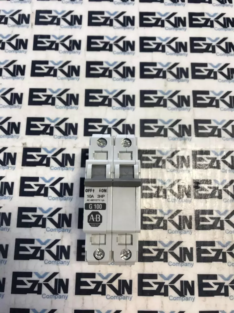Allen-Bradley 1492-CB2 SER.C G100 2-Pole Circuit Breaker 480Y/277V 10Amp 