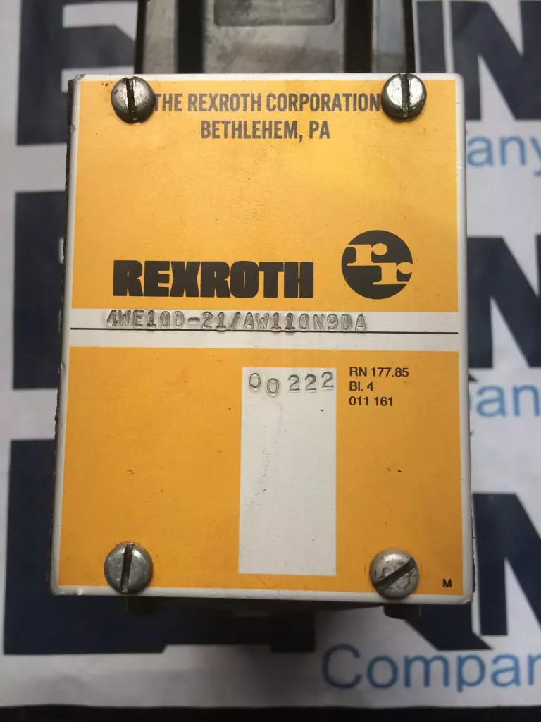Rexroth 4WE10D-21/AW110N9DA Solenoid Valve 