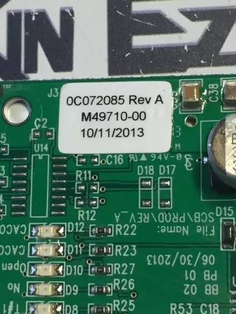 0C072085 REV.A CIRCUIT BOARD M49710-00