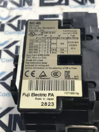 FUJI SC-03 (11) CONTACTOR SC11AA 110/120V COIL 