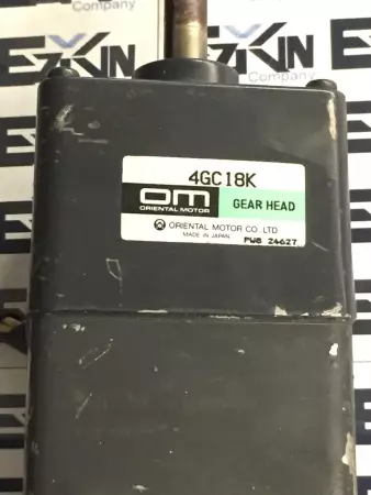 Oriental Motor CBI425-701/4GC18K Clutch-Brake Stepper Gear Motor, 1/30HP 