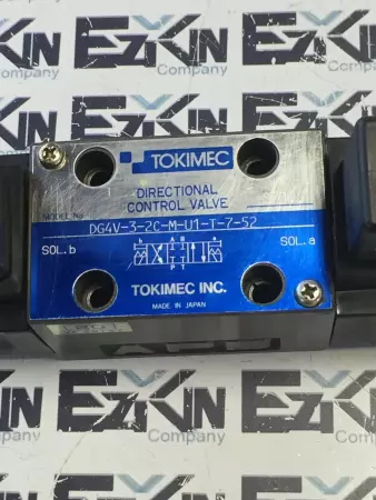 TOKIMEC DG4V-3-2C-M-U1-T-7-52 DIRECTIONAL CONTROL VALVE 