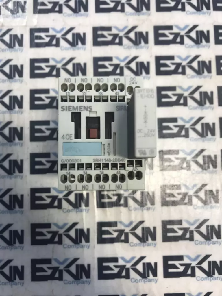Siemens 3RH1140-2BB40 Contactor 600VAC 10Amp W/3RT1916-1BB00 Surge Supressor 