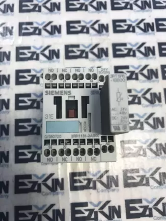  Siemens 3RH1131-2AB00 31E Contactor Relay 600VAC 10Amp with 3RT1916-1BB00 Surge