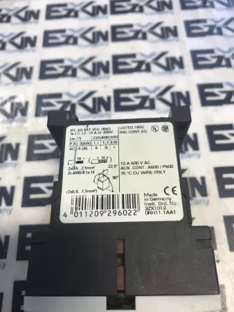  Siemens 3RH1131-2AB00 31E Contactor Relay 600VAC 10Amp with 3RT1916-1BB00 Surge
