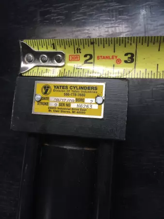 Yates Cylinders 1028997 Hydraulic Bore 2