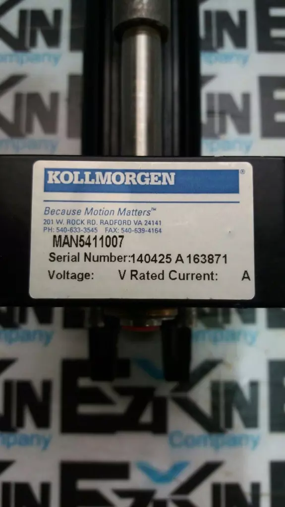 Kollmorgen MAN5411007 Manual Cylinder W/DD51-FN-01.00-S-C2 Counter 