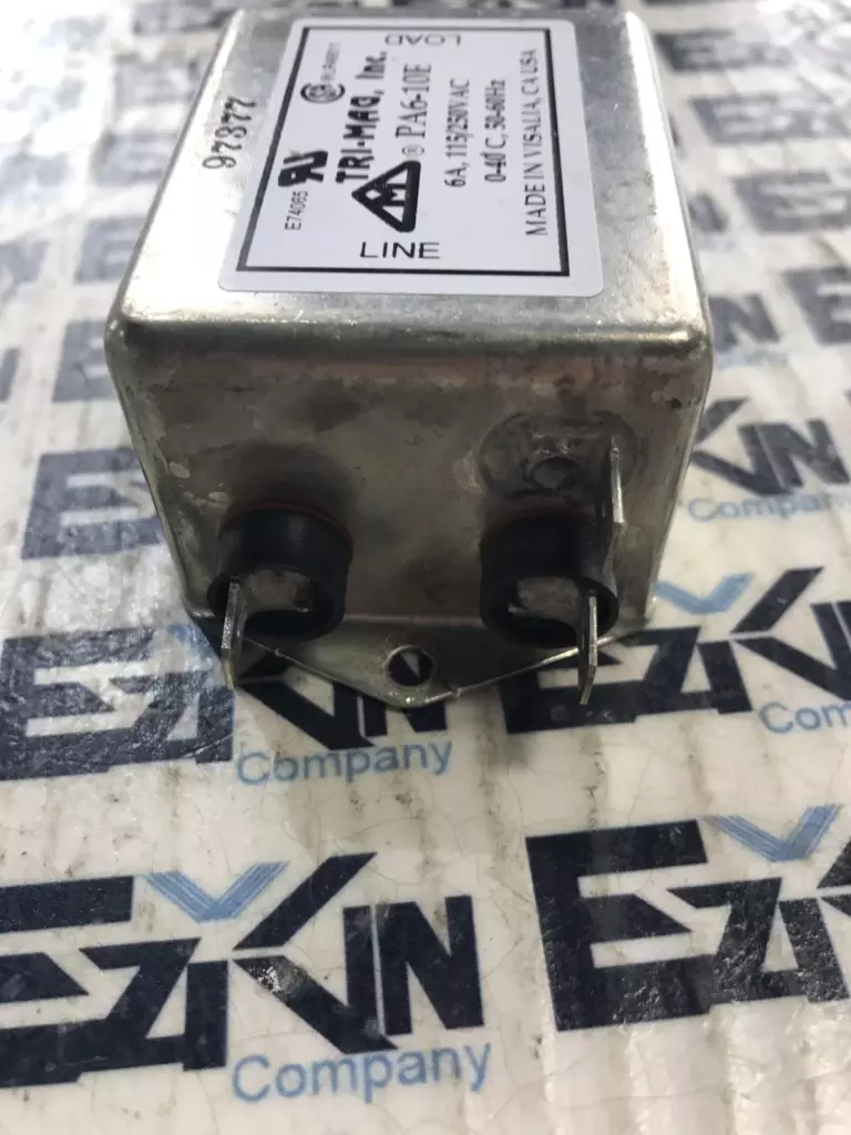 Tri-Mag PA6-10E EMI/RFI Filter, 6A 115/250VAC 
