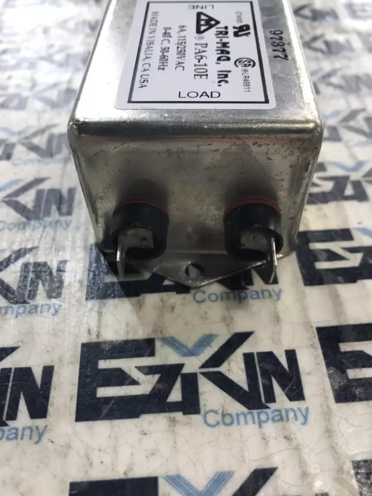 Tri-Mag PA6-10E EMI/RFI Filter, 6A 115/250VAC 