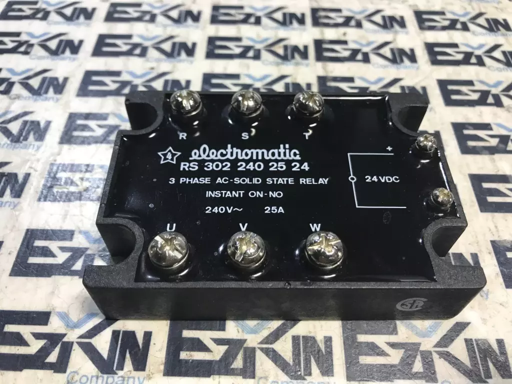 Electromatic RS 302 240 25 24 3-Phase AC-Soild State Relay 240V 25A 