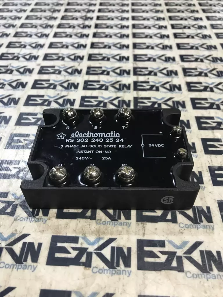 Electromatic RS 302 240 25 24 3-Phase AC-Soild State Relay 240V 25A 