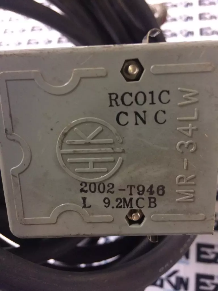 Fanuc 2002-T946 / RC01-CNC Servo Cable L=9.2MCB, MR34LW Connector 