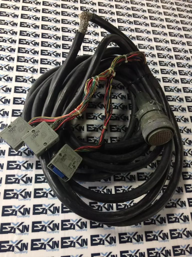 GE Fanuc 4002-T803 CNC Control Cable L=8.0MA, Three MR20LW Connectors 