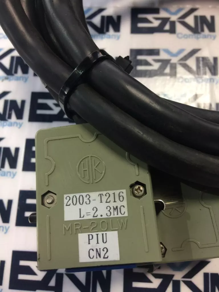 GE Fanuc 2003-T216 / 01P04-CNPI Cable L=2.3MC, MR20LW Connector 