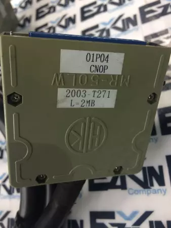 GE Fanuc 2003-T27 / OPU-CN5 Robotic Cable L=2MB, MR50LW Connector 
