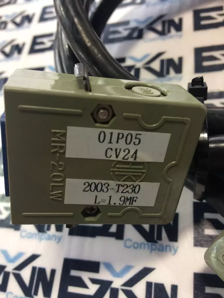 GE Fanuc 2003-T230 / Servo Cable L=1.9MF  AMP1-CN1L. MR20LW Connector 