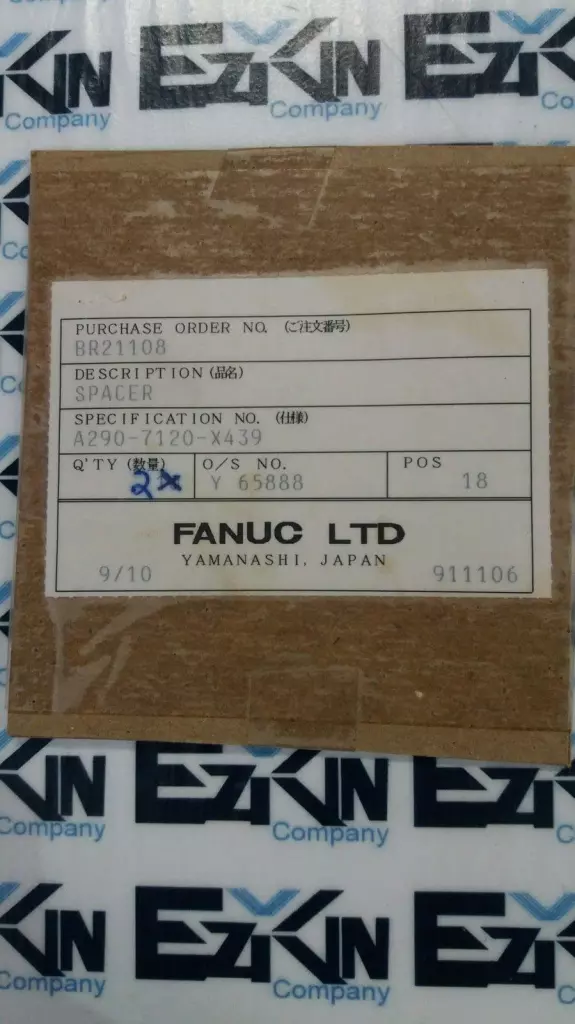 GE Fanuc A290-7120-X439 CNC Assembly Spacer Lot of 2