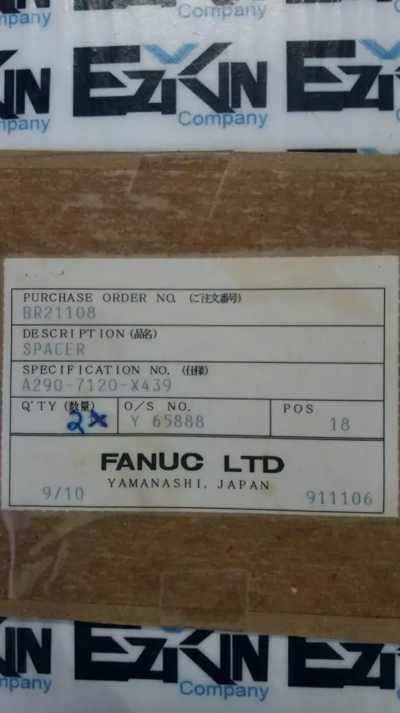 GE Fanuc A290-7120-X439 CNC Assembly Spacer Lot of 2