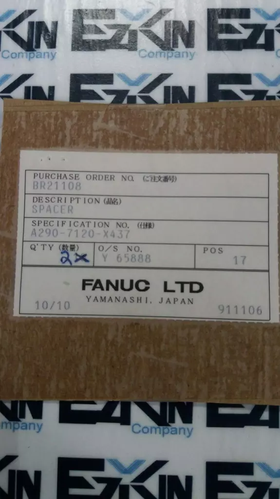 GE Fanuc A290-7120-X437 CNC Assembly Spacer Lot of 2