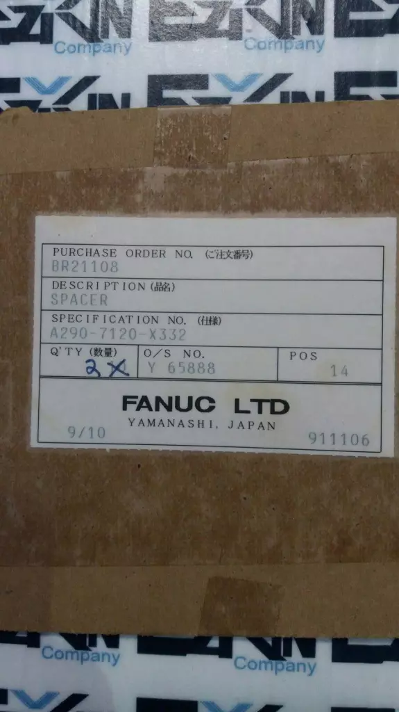 GE Fanuc A290-7120-X332 CNC Assembly Spacer Lot of 2