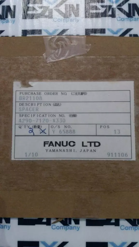 Fanuc A290-7120-X330 CNC Assembly Spacer Lot of 2