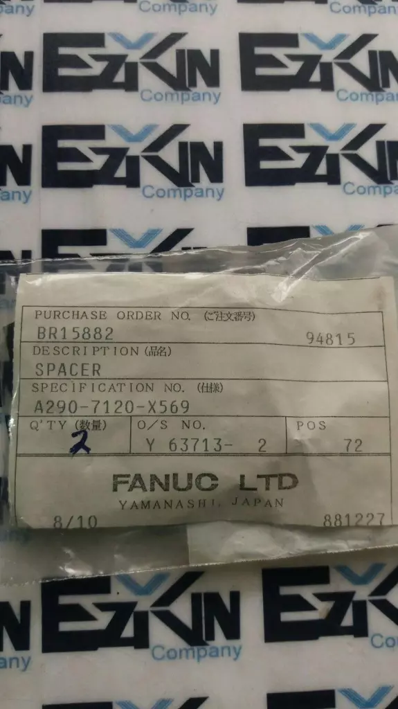 Fanuc A290-7120-X569 CNC Assy Spacer Lot of 2