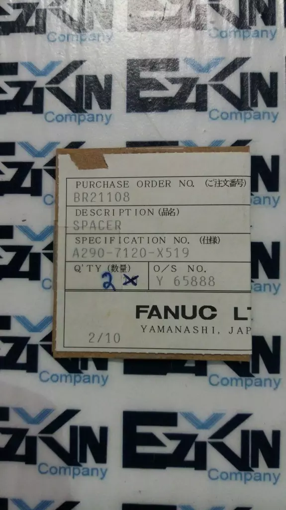 GE Fanuc A290-7120-X519 CNC Assembly Spacer Lot of 2