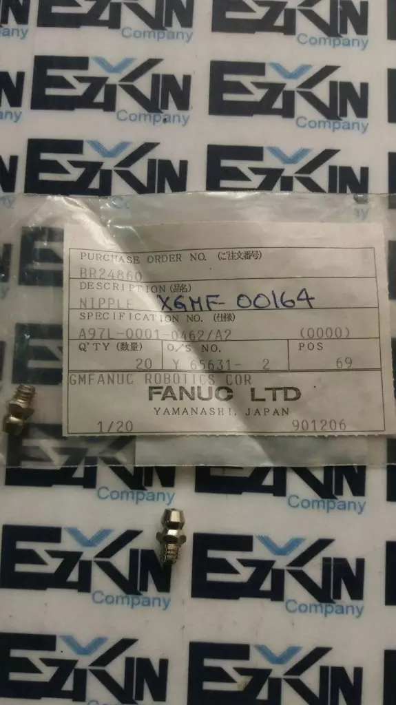 Fanuc A97L-0001-0462/A2 Grease Nipple Lot of 2