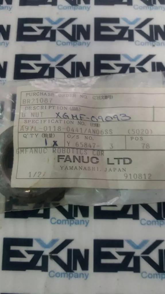 Fanuc A97L-0118-0441/ANO6SS U Nut 