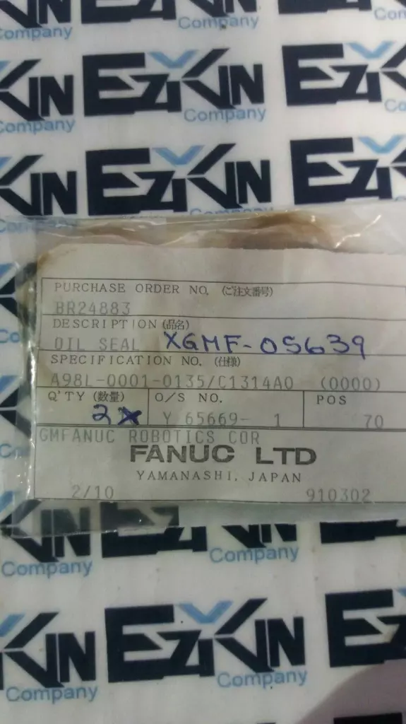 Fanuc A98L-0001-0135/C1314A0 Oil Seal Lot of 2