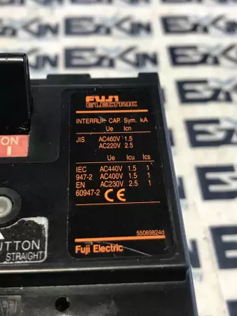 Fuji EA53A Circuit Breaker 220VAC 50Amp 3-Pole 