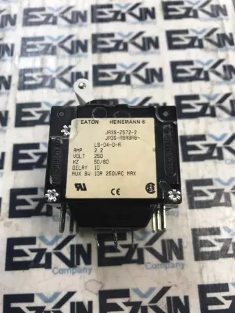 Eaton Heineman JA3S-Z572-2 Circuit Breaker 2.2A 250V 50/60Hz Delay 10