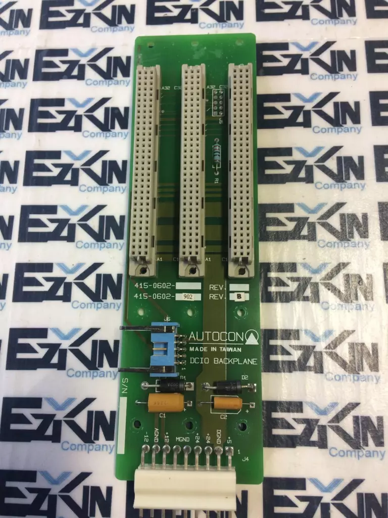 Autocon 415-0602-902 REV.B ,414-0602-002 DCIO Backplane 