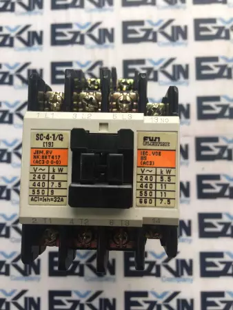 Fuji Electric SC-4-1/G AND SZ-Z1 Contactor Assembly, Max. 660V 32Amp 