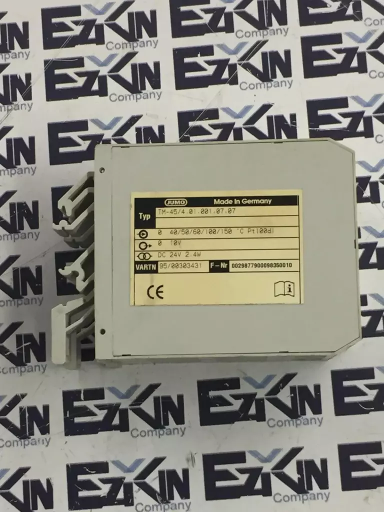 Jumo TM-45/4 Analog Transformer 24VDC 2.4W 10V 
