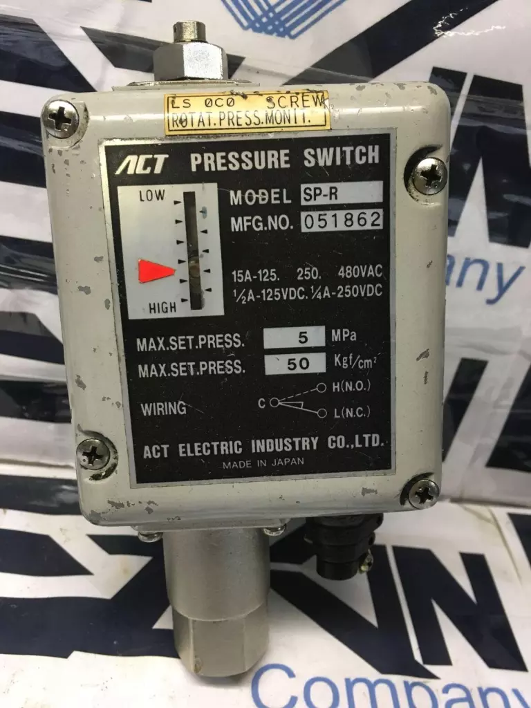 ACT Electric SP-R Multi Purpose Pressure Switch 