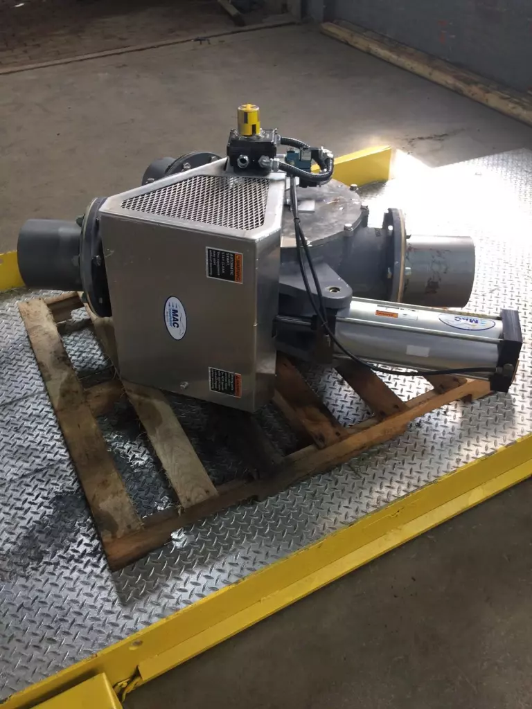 Mac Parallel 80PT45 Tunnel Pneumatic Diverter Valve, 8