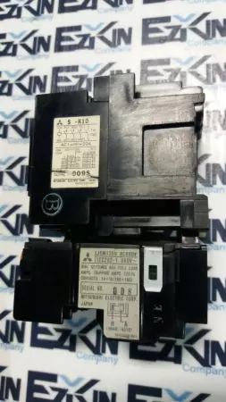 Mitsubishi Electric S-K10 Contactor 600V 20Amp W/Overload Relay 600V 0.4-0.6Amp 