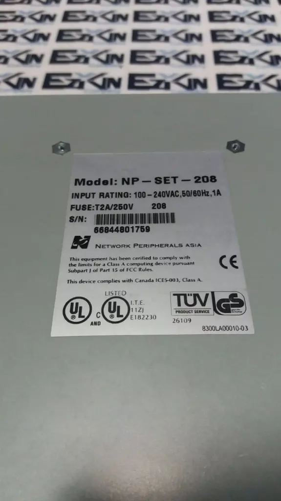 NuSwitch NP-SET-208 Ethernet Switch 