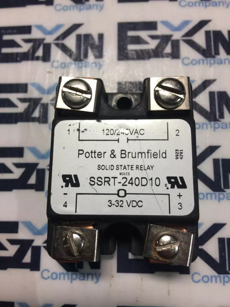 Potter&Brumfield SSRT-240D10 Solid State Relay, In 120/240VAC  Out 3-32VDC 