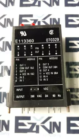 Analog Devices 94-1467601 OA240QA Solid-State Relay Quad Module 4-Channel 