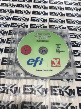 EFI Vutek  Linux 2.6.21 Operating System QS2000-QS3200 Rev.C 