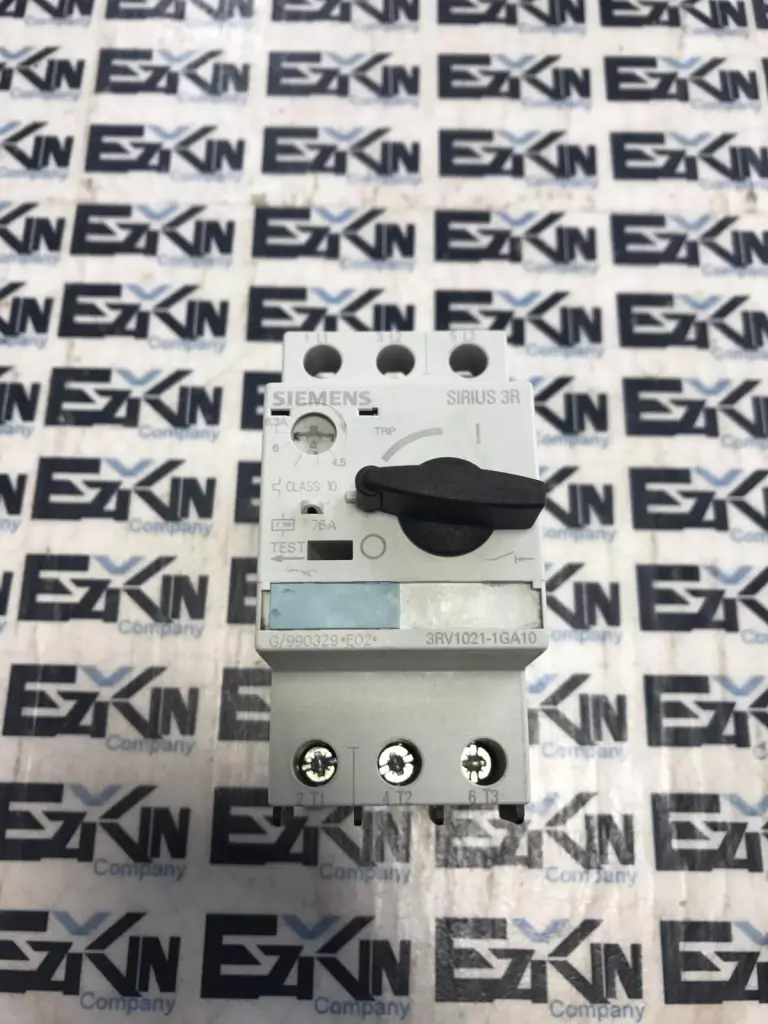 Siemens 3RV1021-1GA10 Motor Starter 600V 25Amp 3-Pole  4.5-6.3A 