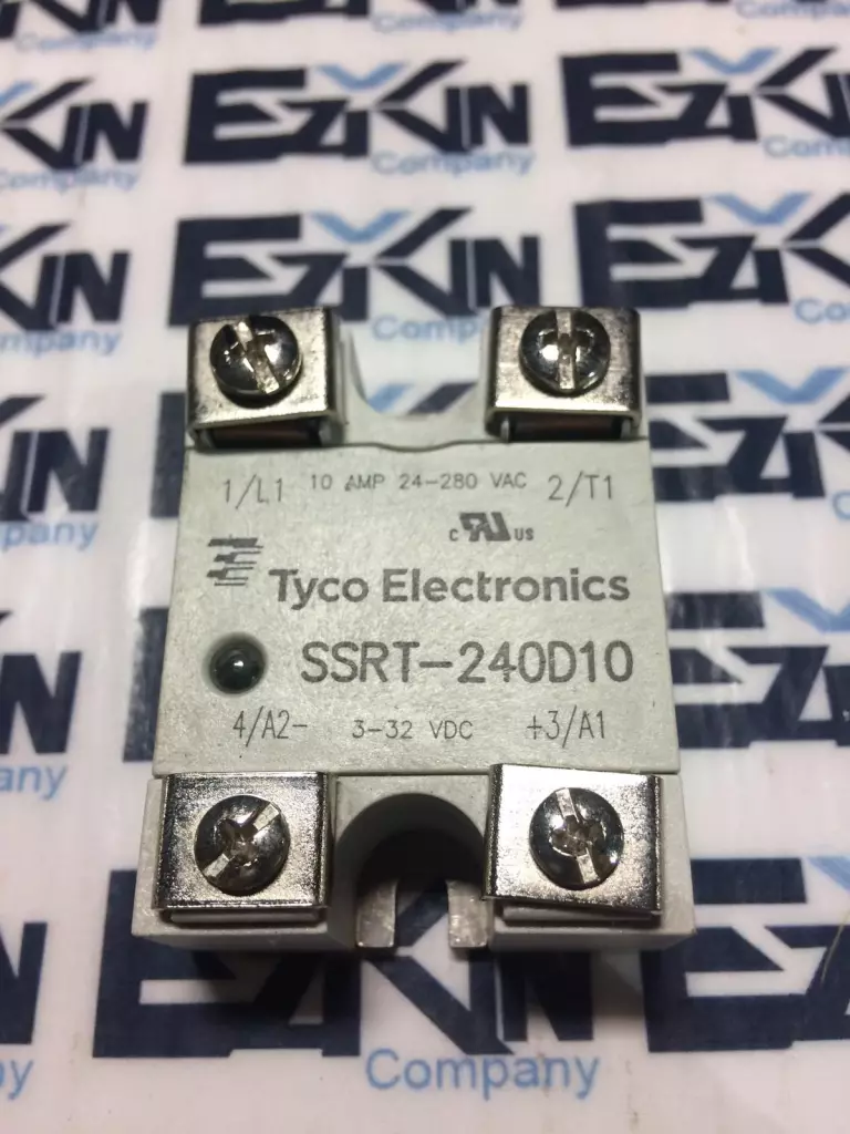 Tyco Electronics SSRT-240D10 Relay Input 10Amp 24-280VAC Output 2Amp 3-32VDC 