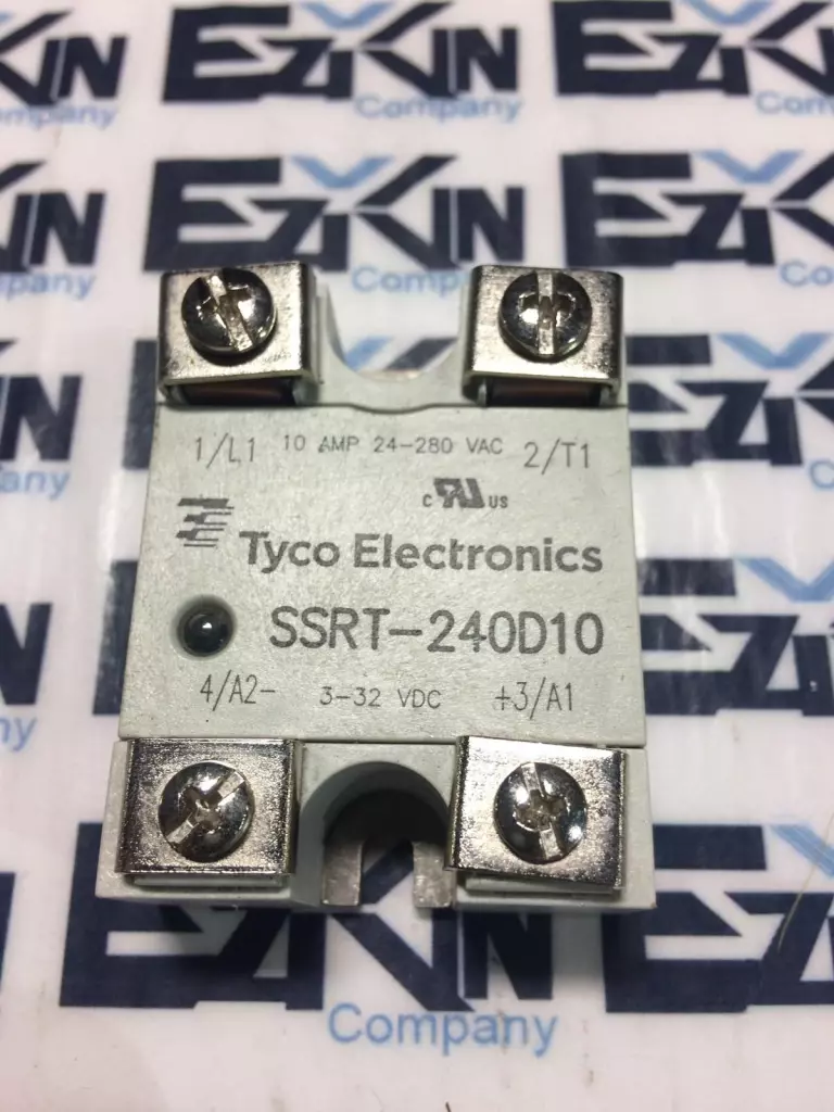 Tyco Electronics SSRT-240D10 Relay Input 10Amp 24-280VAC Output 2Amp 3-32VDC 
