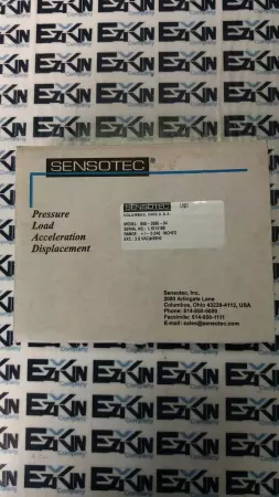 Sensotec 060-3590-04 Pressure Load Acceleration Displacement 