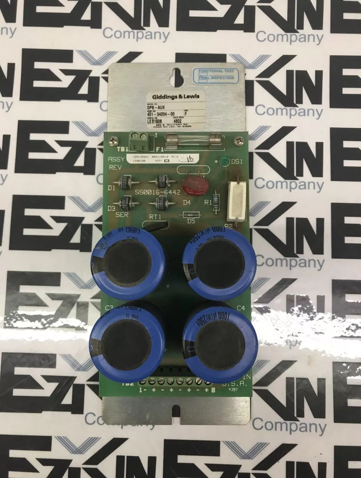 Giddings & Lewis 401-34204-00 REV.F Module Circuit Board 