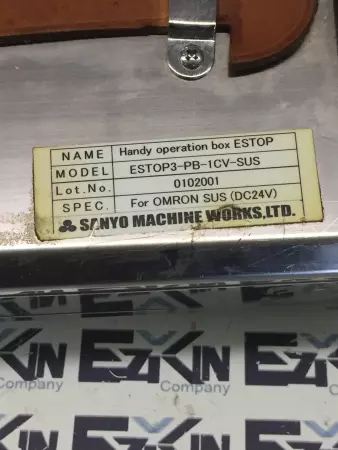 Sanyo ESTOP3-PB-1CV-SUS Handy Operation Box ESTOP 